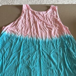 Torrid Light Pink and Blue Top